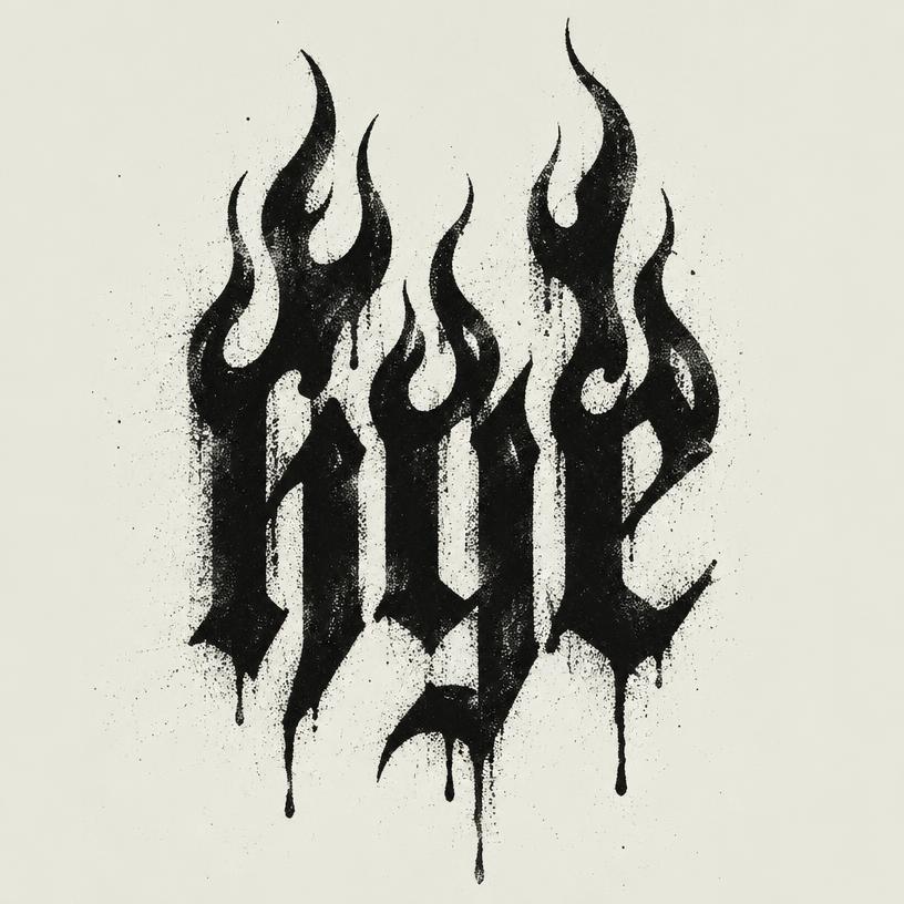 Blackletter Flame